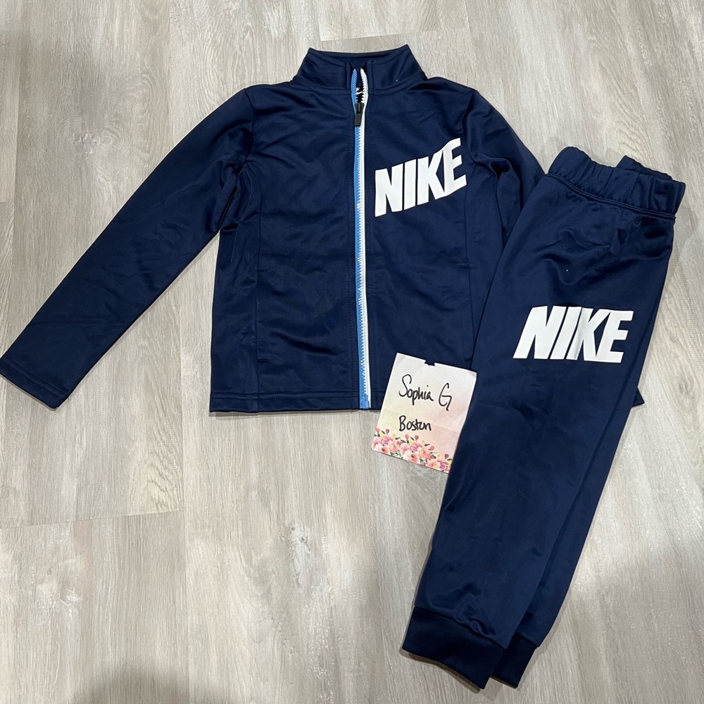 Navy Nike Jogger Tracksuit 4T NEW
